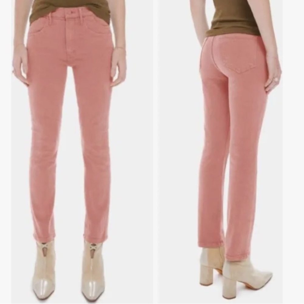 MOTHER The Stash Mid Rise Dazzler Ankle Jeans